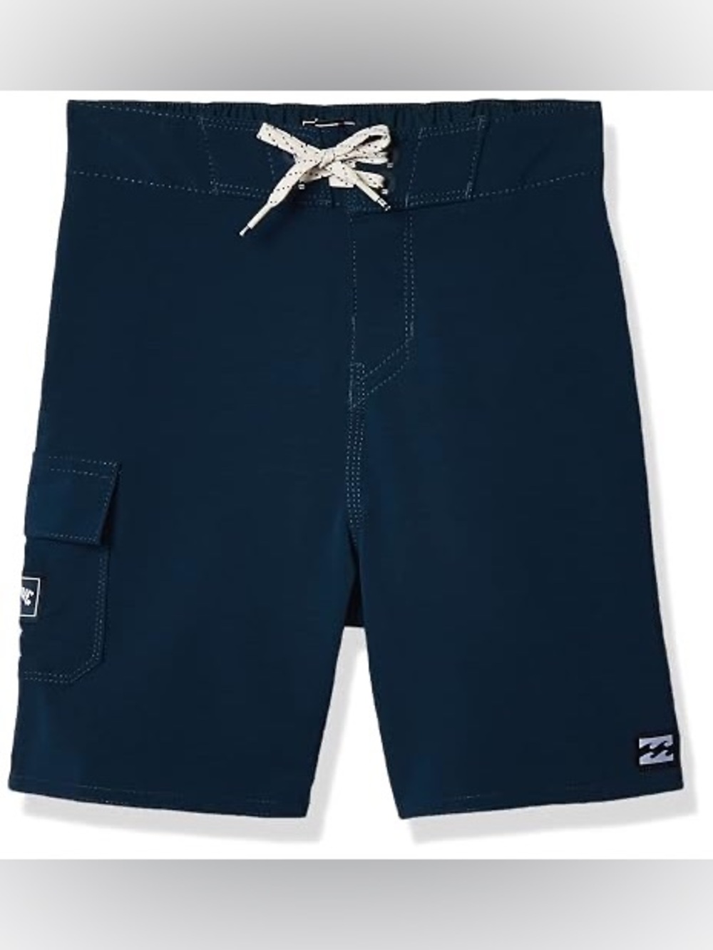 Billabong Navy Blue Men's Board Shorts with Contrast Drawstring